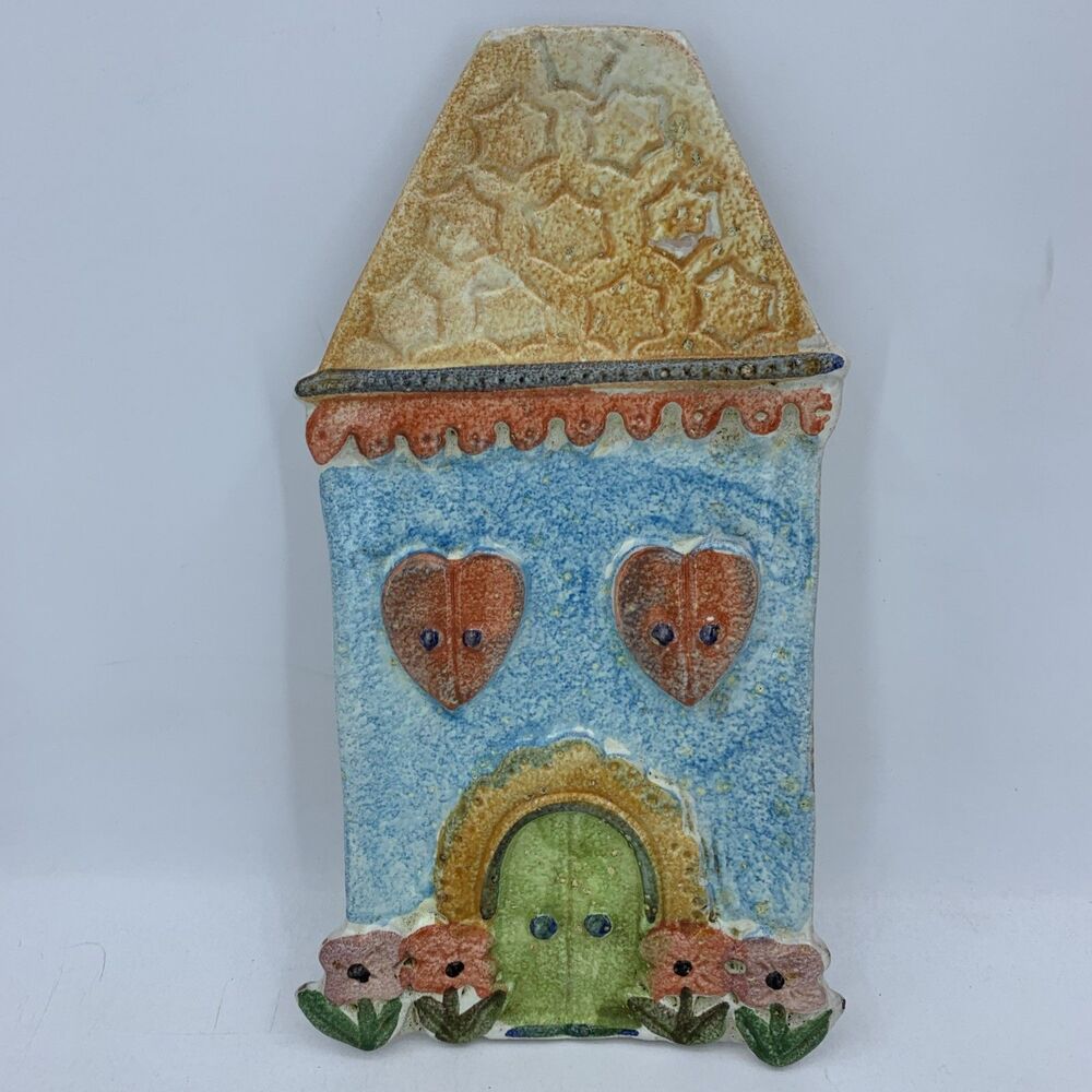Italian Ceramic Spoon Rest Farmhouse Cottagecore Rustic Whimsical Pottery Floral